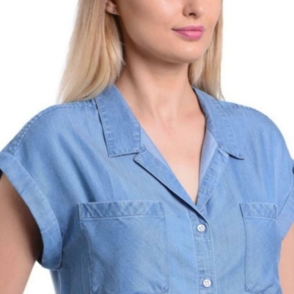 Jachs Girlfriend Shirt Top Blouse Cap Short Sleeve - Picture 2 of 4